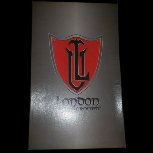 London Underground, Men's Black Leather Chunky Oxford Shoes Men's Size 8 M - Picture 10 of 14